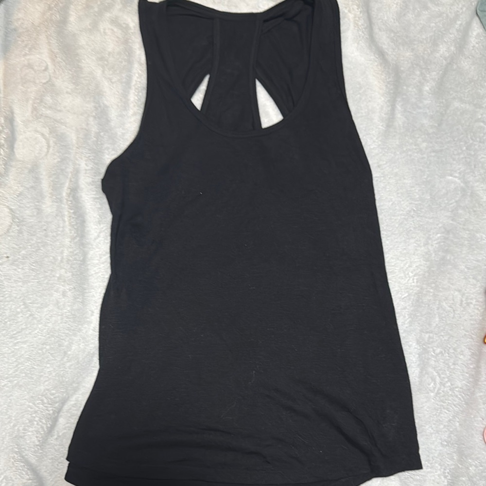 Balance Collection Black Cut Out Tank Top